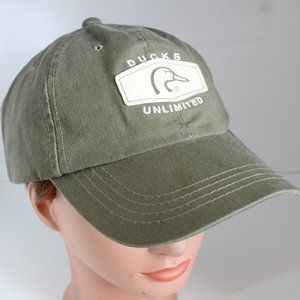 Ducks Unlimited Green Cap with/Logo Front Baseball Cap